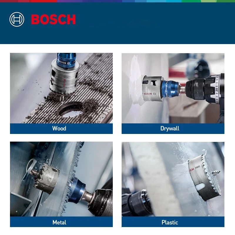 Bosch Lochsäge Professional Pro Series Bimetall-Kobalt-Hohlbohrer für Holz und Metalle Durchmesser 20-76mm Bohrer-Zubehör – Detail 11