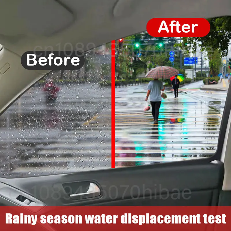 Car Glass Anti-rain Water Spray Repellent Nano Coating Hydrophobic Waterproof Agent Oil Film Removing Auto Glass Film Agent view 3