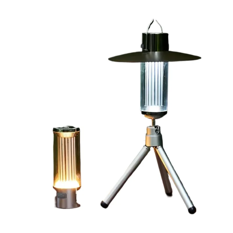 

Camping Lamp | Multi-Functional Compact with Handle Easy to Carry Ideal for Outdoor Trips Bright Soft Light Long Battery Life