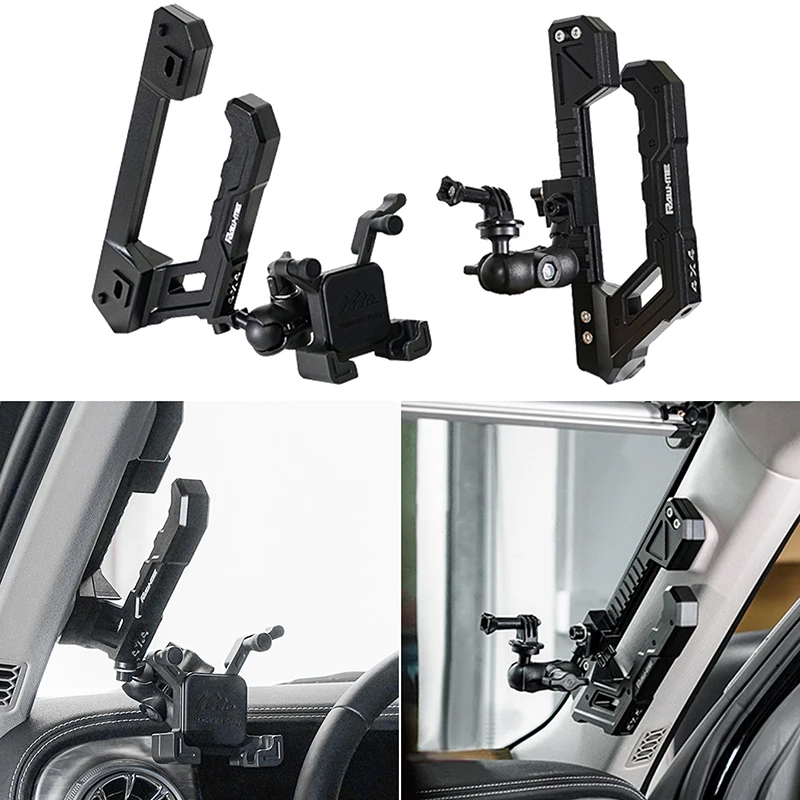 For Great Wall WEY GWM Tank 300 2020-2025 Aluminum Front Seat Pillar A Modular Off Road Multi-Functional Handles Phone Holder