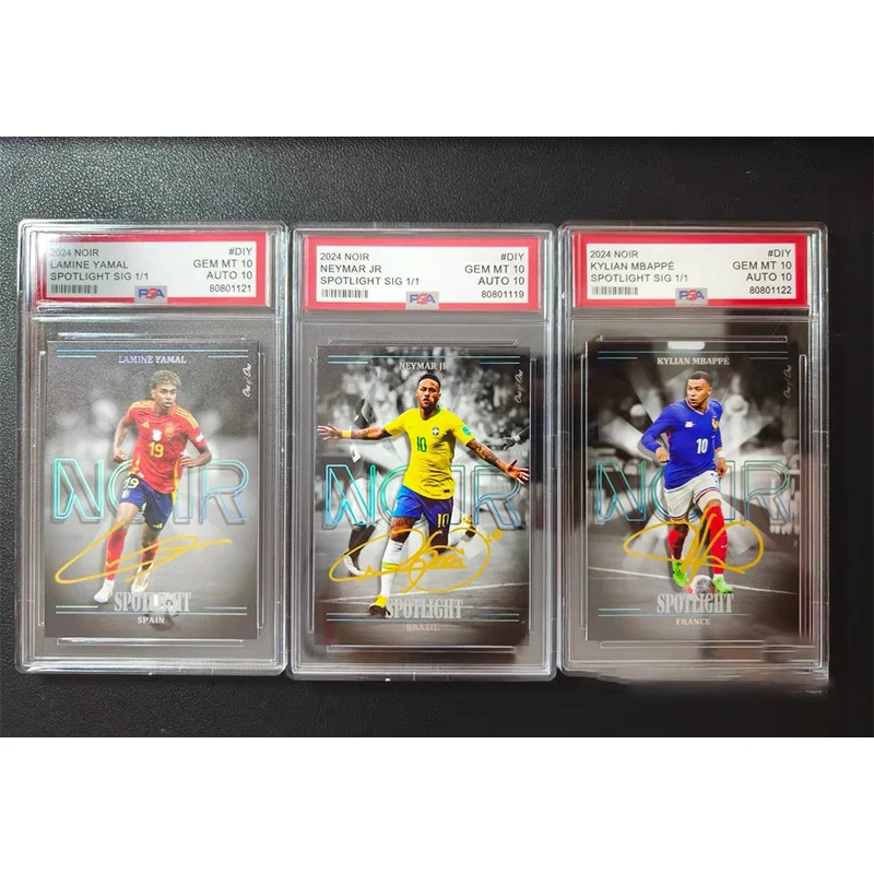 Homemade DIY gold pen signature 1/1 La Liga star card Barcelona Real Madrid Yamal signature Neymar signature card fan collection