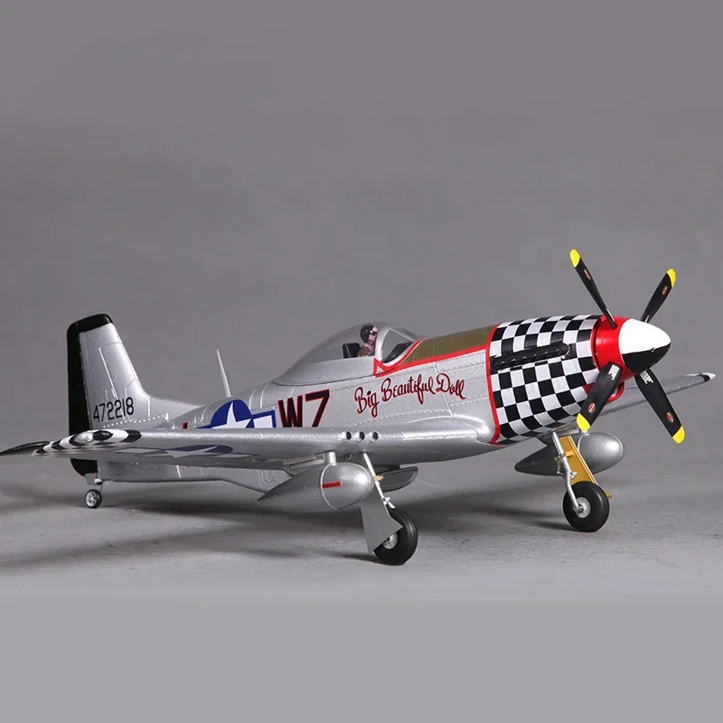 Fms 800mm P51 Mustang Big Beautiful Doll 4CH 2s Model Plane Aircraft Avion P-15 Mustang V2 Pnp Epo Rc Airplane Warbird