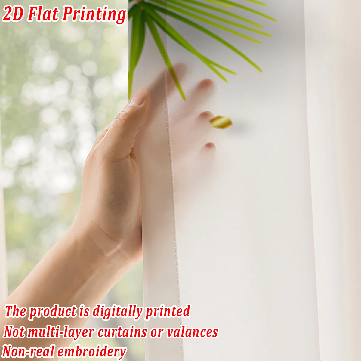 ستارة شفافة للمطبخ بطباعة مسطحة لعيد الميلاد مع فرع الصنوبر لتزيين عيد الميلاد المجيد لحفلات ديكور المنزل