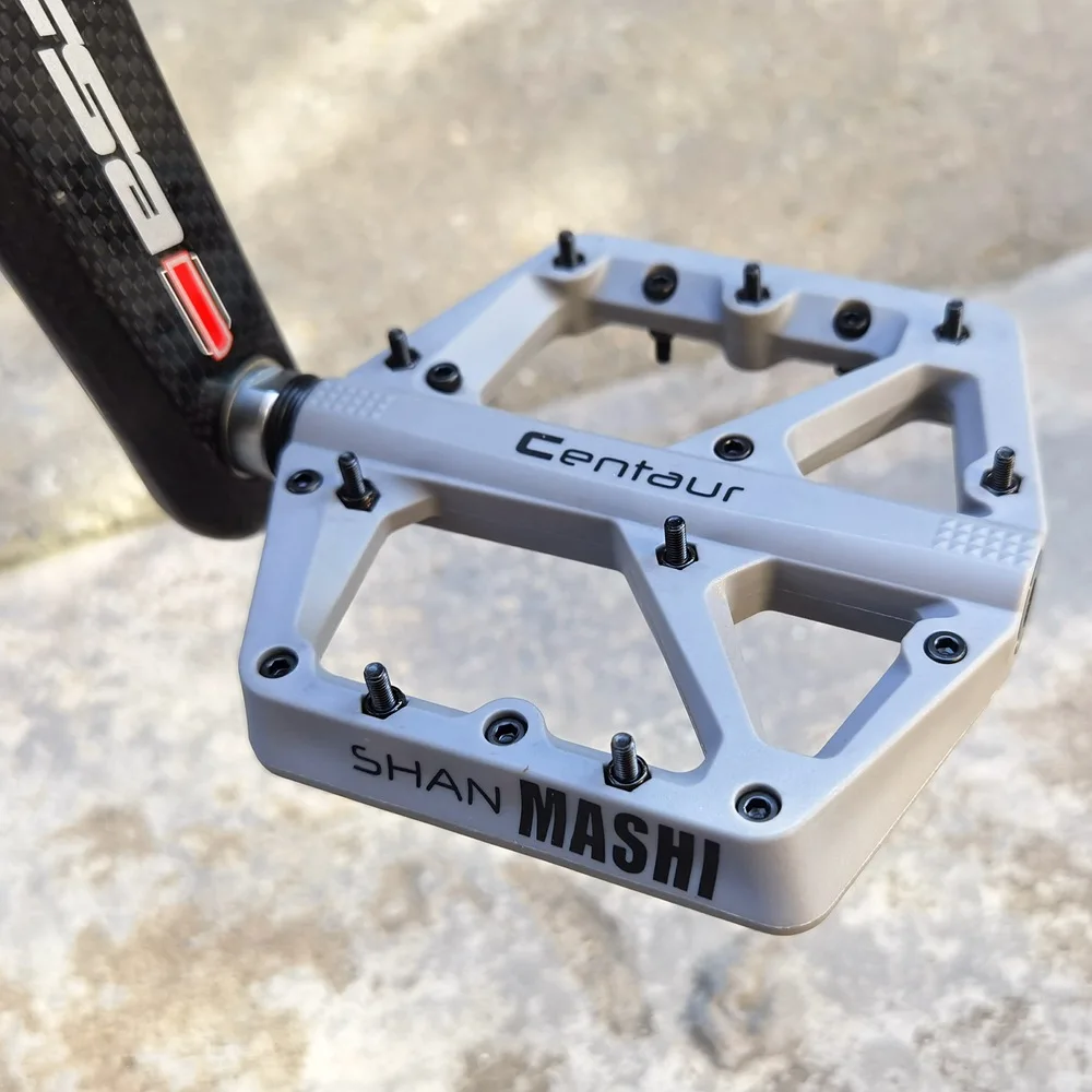 AliExpress Bicycle bmx / Durable mtb bike pedals, Bicycle DH mountain bike pedals , 112*85mm Platform , Anti-slip nails Replaceable