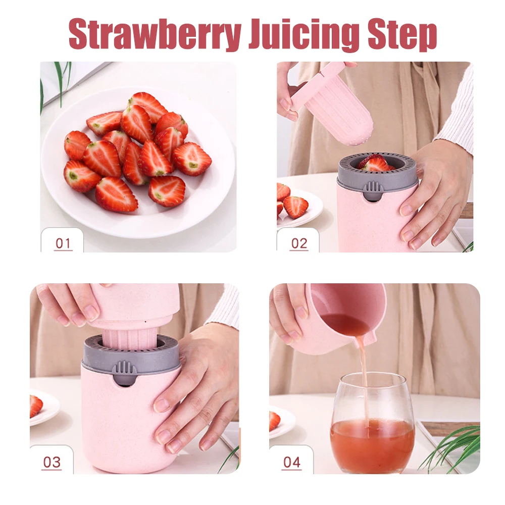 Kitchen Accessories Hand Rotation Press Juicer Fruit Squeezer Machine Tool Portable Lemon Juicer Mini Fruit Juicer Manual view 4