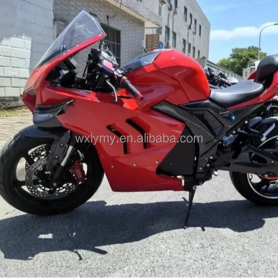 New DKV4S 4000W Brushless Lithium Powerful High Speed Mid Drive Center Motor 160km/h Racing Adult Electric Motorcycle