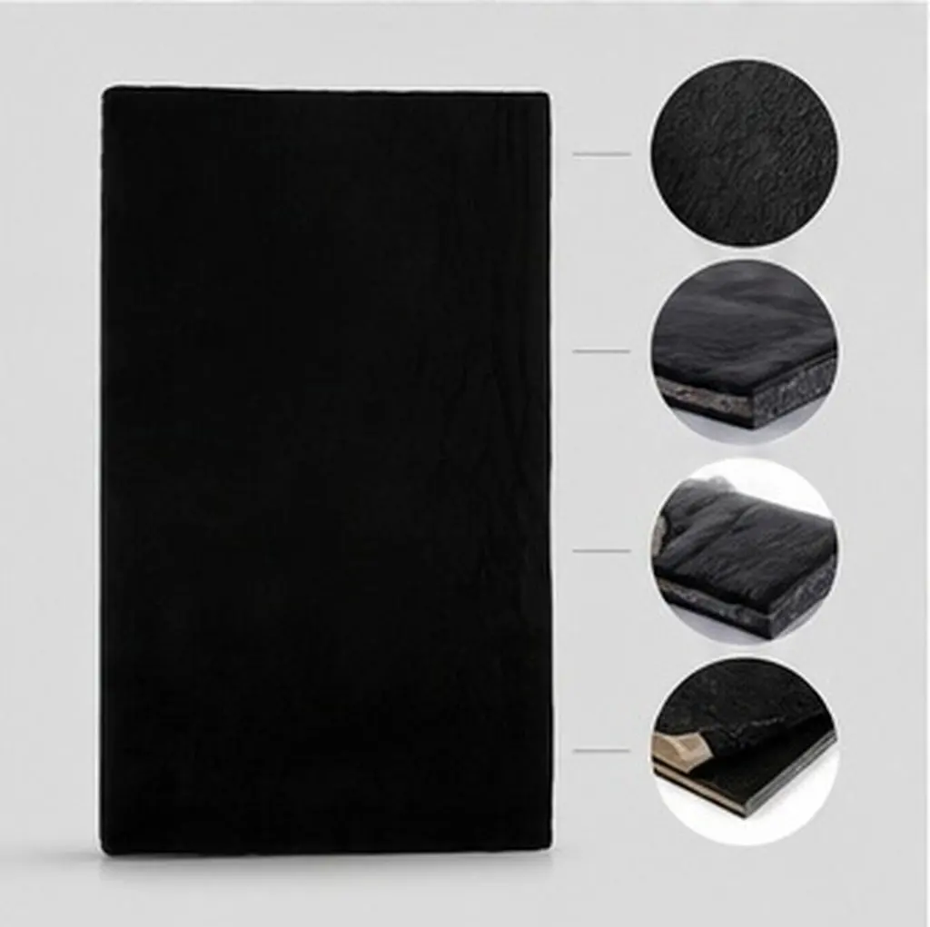 2Pcs Car Sound Deadening Mat High Temp Resistant Butyl Rubber Sound Absorbing Vibration Damper Insulation Pad for Auto Roof