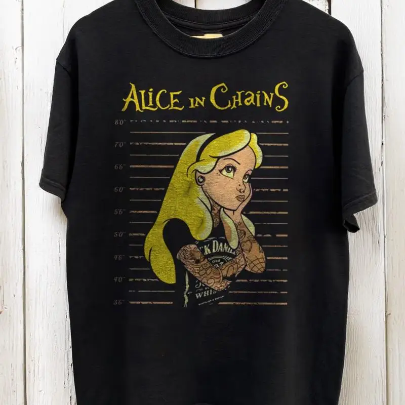 New Alice In Chains Wonderland Black T Shirt Size S 5Xl