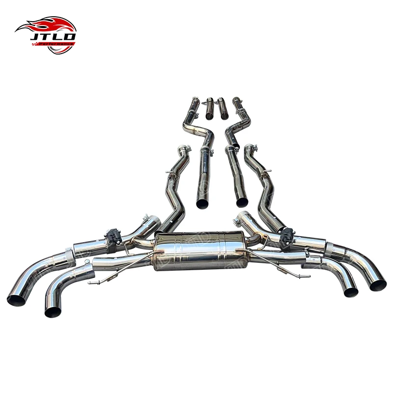

JTLD 304SS Stainless Steel Exhaust Muffler With Valves Valvetronic Exhaust Catback for 2015-2018 X5M F95 X6M F96 4.4