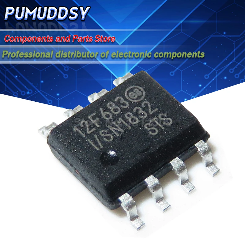 5PCS PIC12F683-I/SN 12F683-I/SN PIC12F683 12F683 IC SOIC8 SOP8 IC