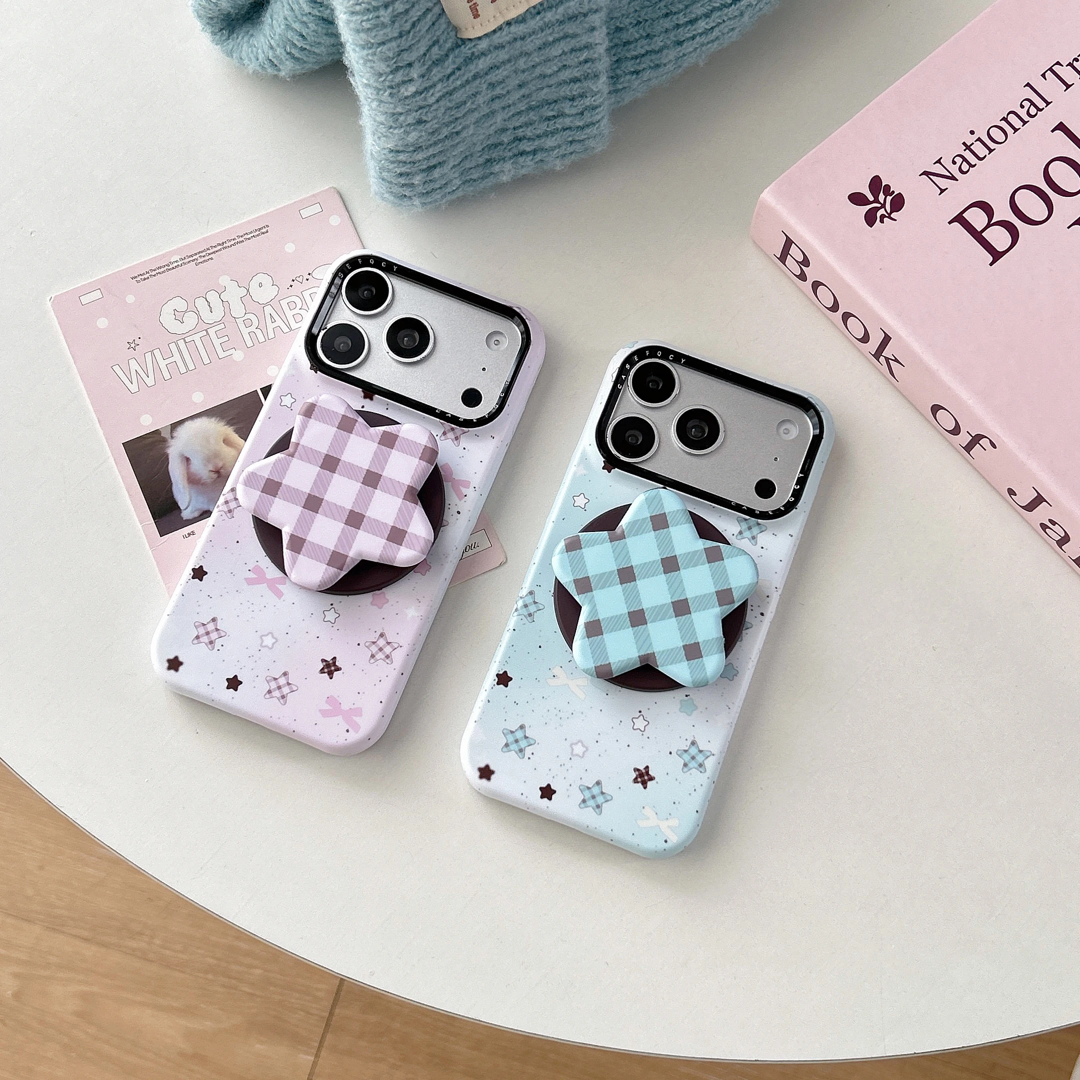 

3D Film Shading Stars Phone Case For iPhone 16,14,11,17,13,15,12,Air,Plus,Pro,Max,E,Mini Frosted for MagSafe Magnetic Wireless