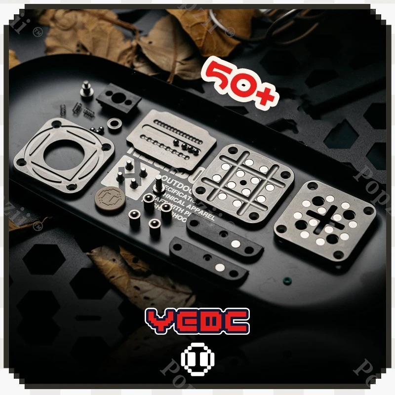 YEDC PIG CUBE Magnete Fodera interna Push Slider Modi multipli per giocare Giocattolo agitato Gadget antistress per ufficio Giocattoli per l'ansia
