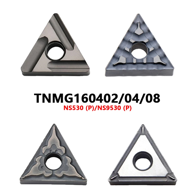 

TNMG160404 TNMG160408 -11/37/TS L-S NS9530 NS530 CNC Original Carbide Inserts For Steel Parts Lathe Turning Tool Cutting TNMG