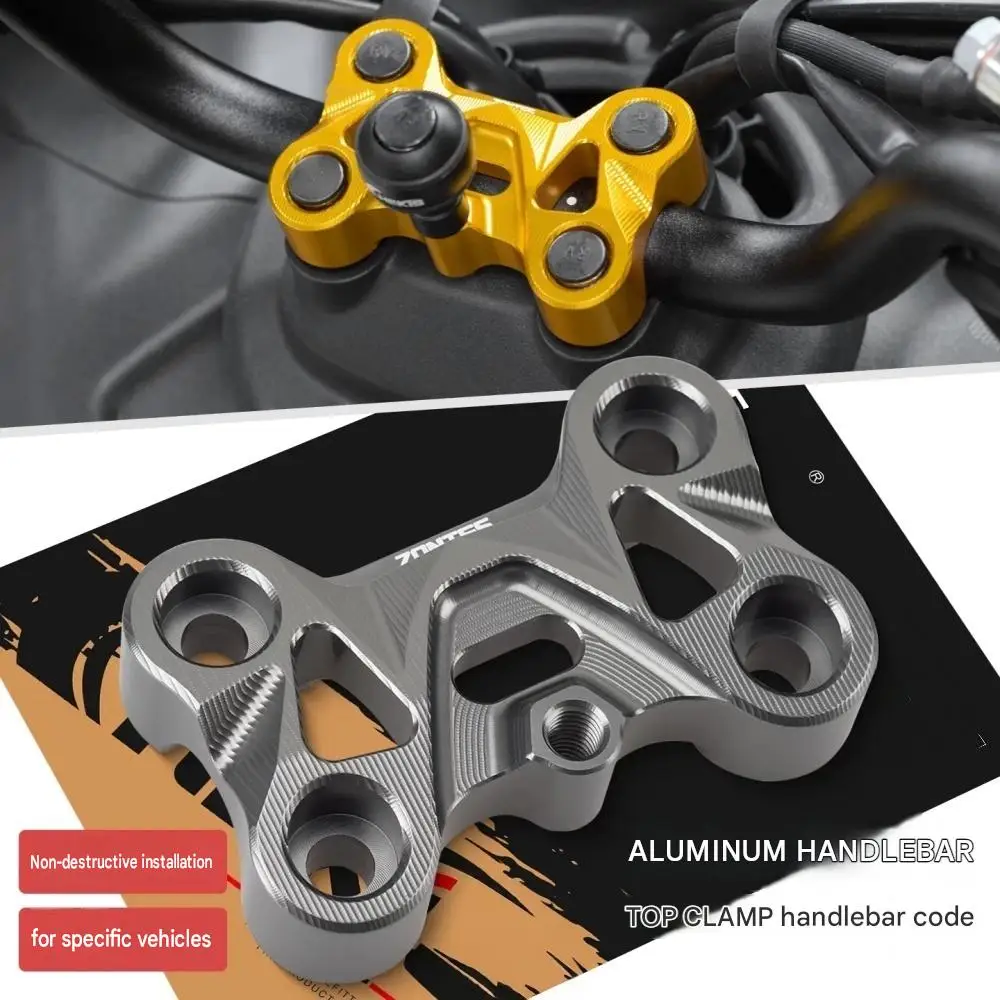 Compatible with ZONTES 125X 125V 150X 150V modified handlebar clamp caps, handlebar retaining caps, clamps.