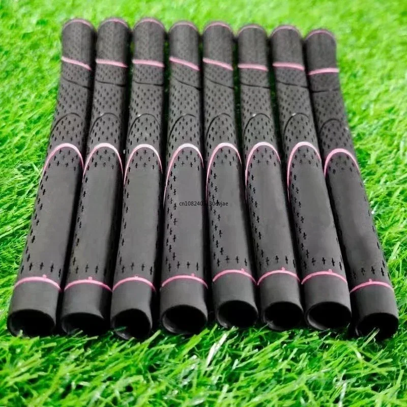 HOA Rubber Golf Club Grips for Women Golf Club Putter Grip Black and Pink 35g Undersize Golf Club Putter Grip