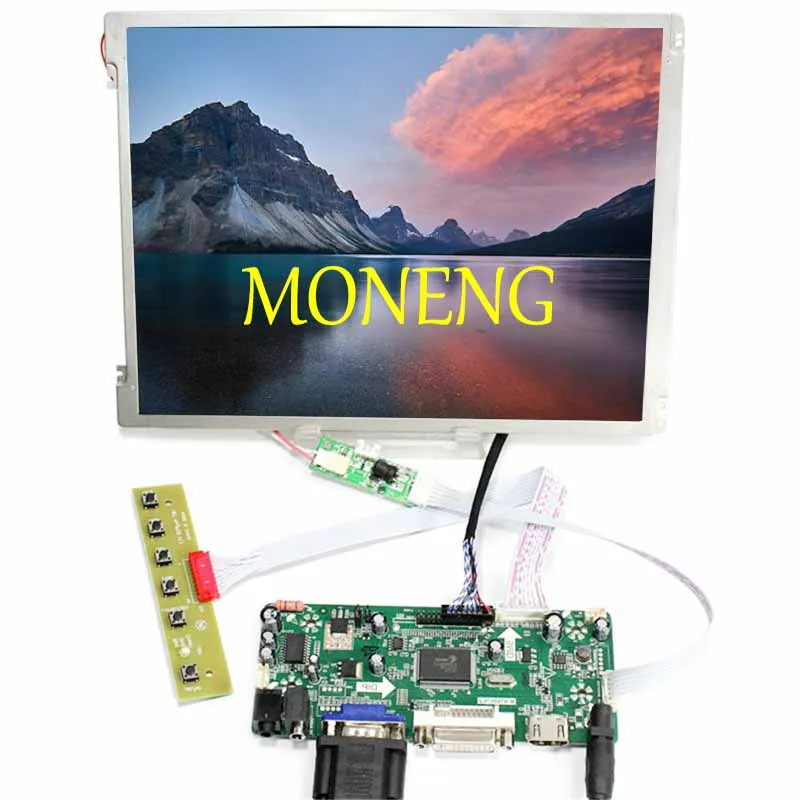 

HD MI VGA DVI Audio lcd controller board NT68676 10.4inch 800x600 Led backlight lcd replace TM104SDH01 TS104SAALC01-00