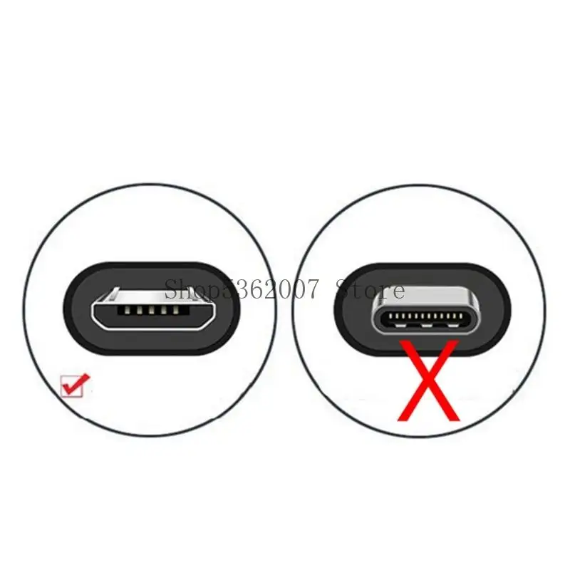 Flexible Rubber USB To USB 5Pin Charging Cord Fast Charging Data Transfer 40JB