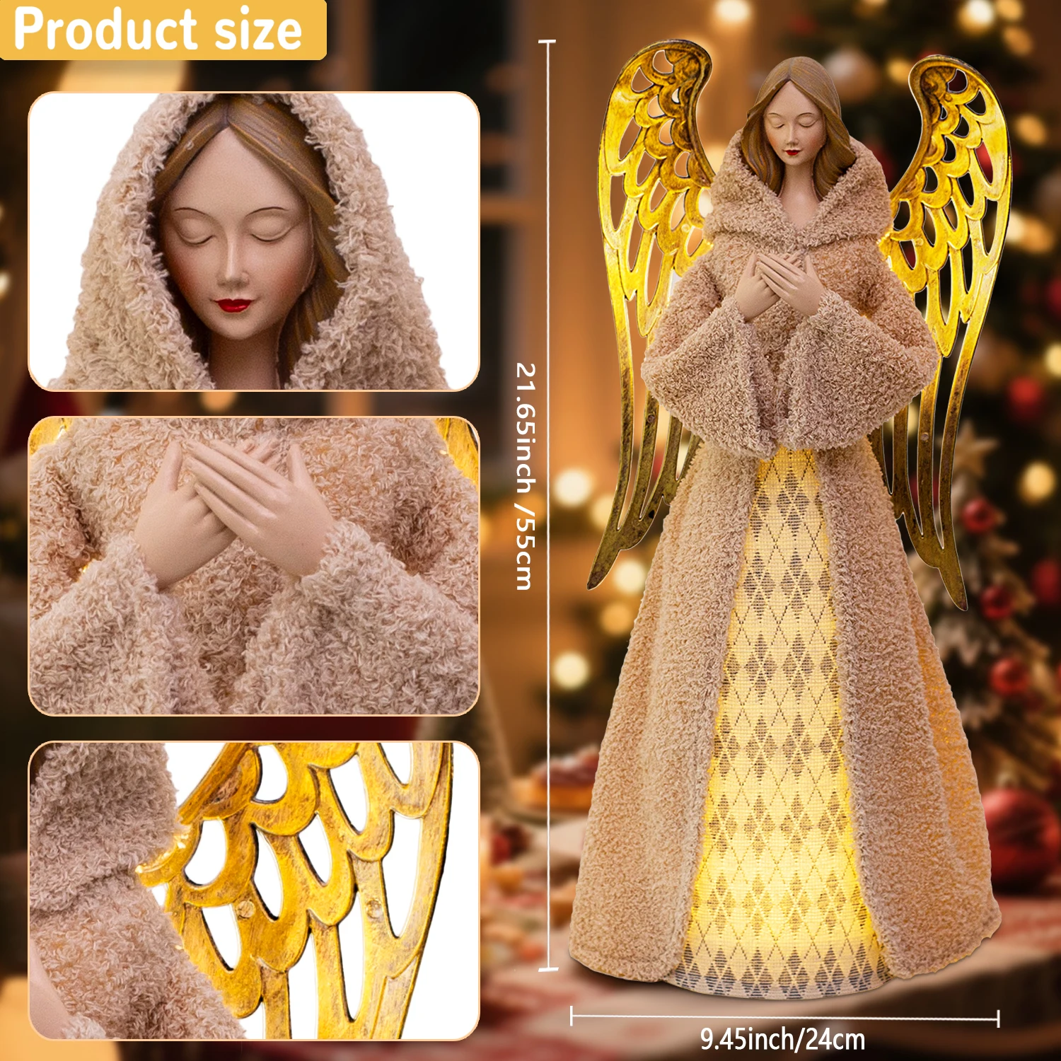 LED Christmas Angel Figurine 2