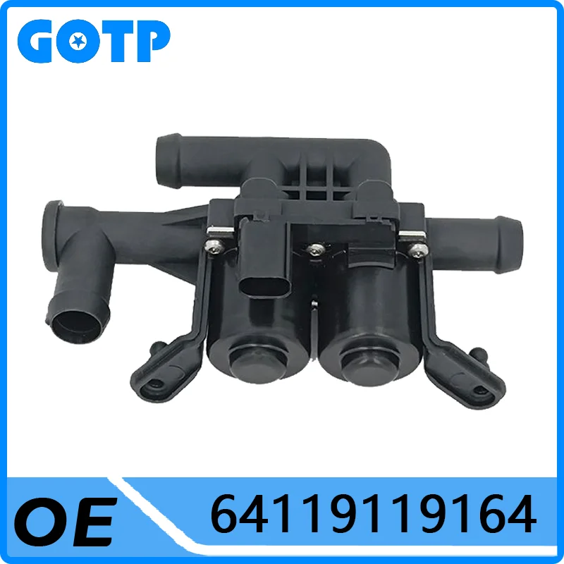 

GOTP Brand Cooling Water Control Valve #64119119164 For BMW 5 6 7 Series F10 F07 F11 F12 F13 F06 F01 F02 F18 Replacement Parts