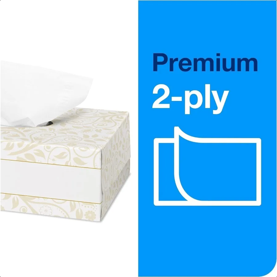 Tork Advanced Facial Tissue White Soft Gentle 2Ply F1 Dispenser Compatible 30 Boxes x 100 Tissues TF6810