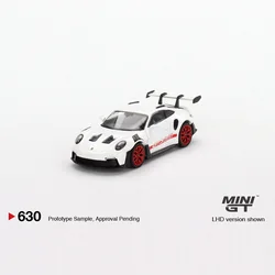 TSM MINI GT 1:64 Scale Diecast Alloy Porsche 911 992 GT3 RS Toys Sports Cars Model Classics Adult Gifts Souvenir Static Display