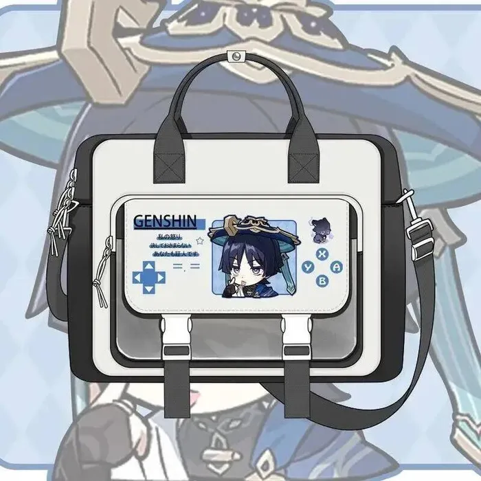 

Genshin Impact Косплей Xiao Wanderer Tartaglia Zhongli Raiden Shogun Мультяшная сумка Студенческая сумка для кампуса Рюкзак Аниме ИГРА
