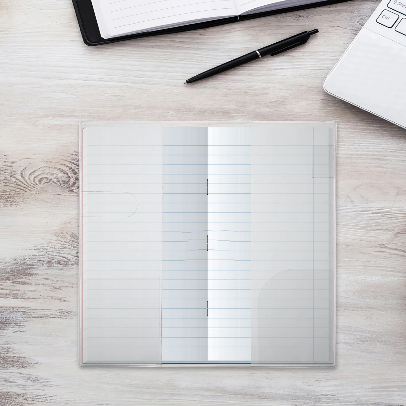 Premium PVC Book Jacket Cover Frosted Design for Hardcover Notebooks Journals Hobo Weeks Planner Dustproof Scratch Resistant