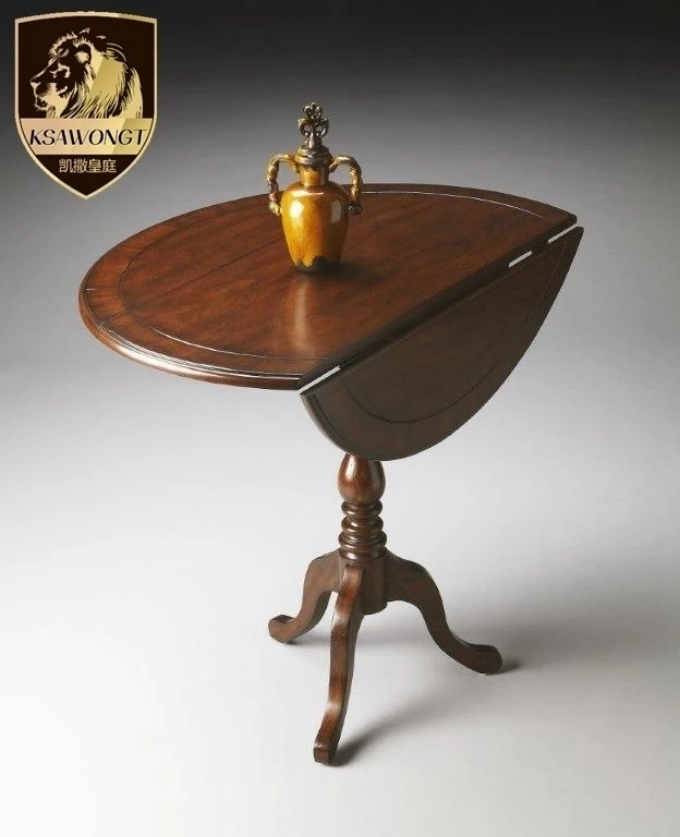 Round table solid wood retractable folding meeting table casual creative business negotiation reception table