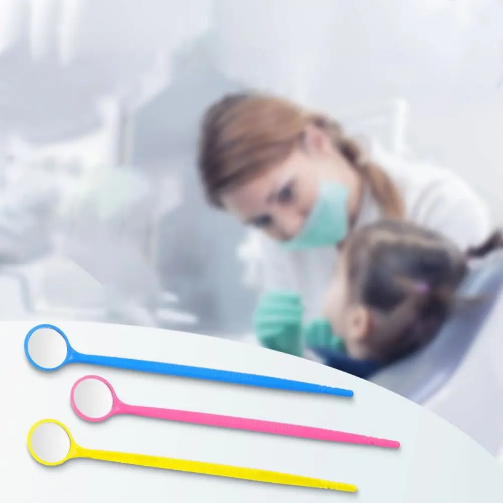 กระจกตรวจฟันแบบใช้แล้วทิ้งอเนกประสงค์  วัสดุพลาสติกกันลื่น ปลอดภัย ป้องกันฝ้า