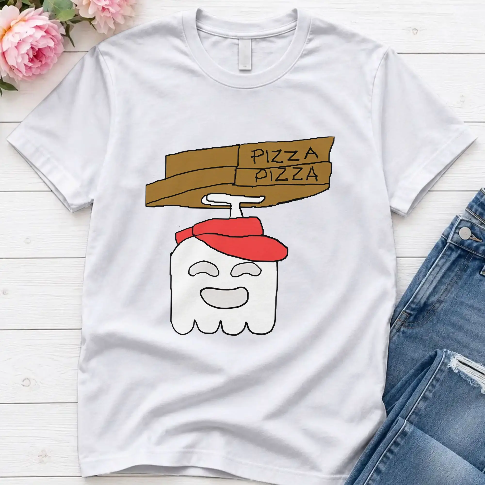 Pizza Delivery Regulars Shows T-Shirt Summer  Cotton T Shirts For Men Fashion Pattern Tshirt Short-Sleeve Aesthetic Clothes