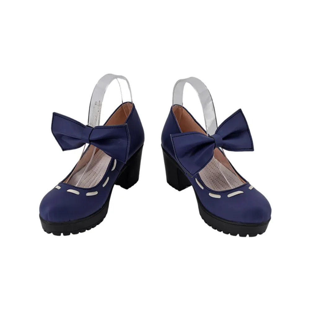 Gardener Boudoir Dream Shoes Identity V Cosplay Boots Blue Lolita Shoes Star of Deduction Emma Woods Halloween Carnival Props