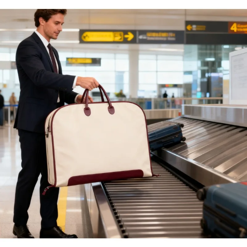 

Waterproof Oxford Suit Storage Bag, Business Garment Dust Cover with Carrying Handle