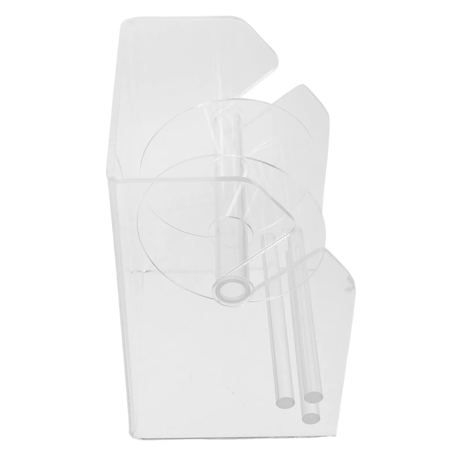 Adjustable Label Dispenser Stickers Acrylic Tape Stand Organizer