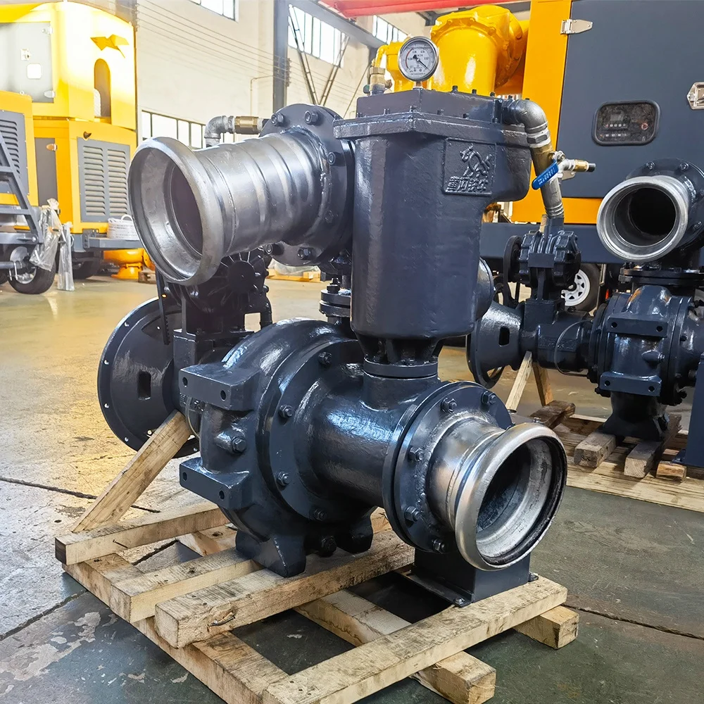 Large Flow Transport Municipal Sewage High Vacuum Engine Self-priming Pump