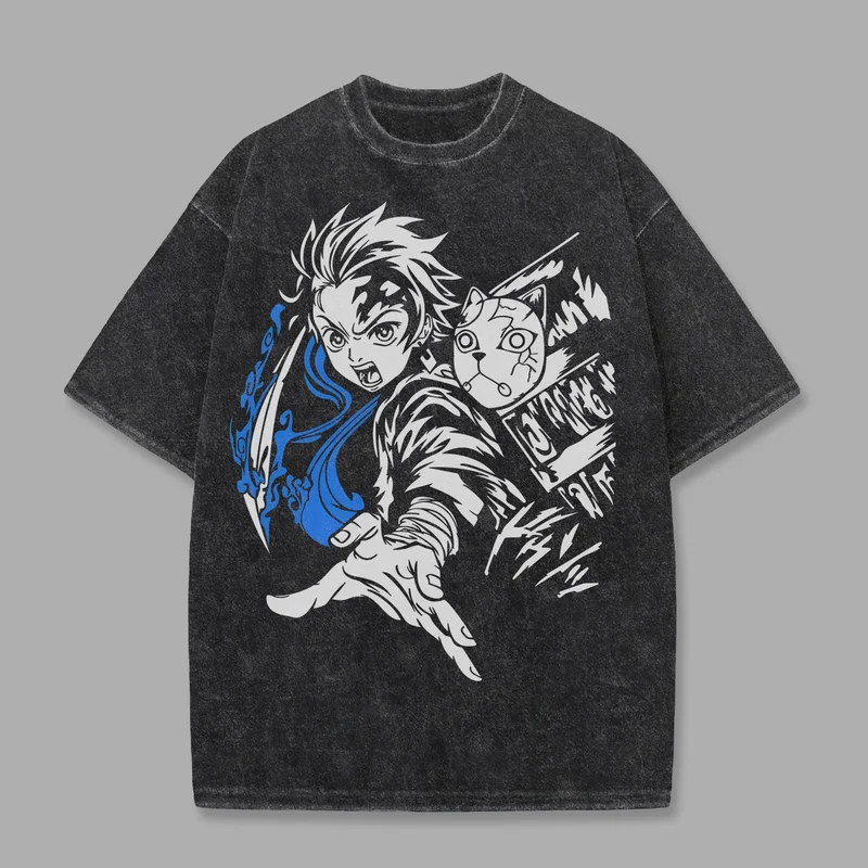 

Demon Slayer Tanjiro Blue Style T-shirt