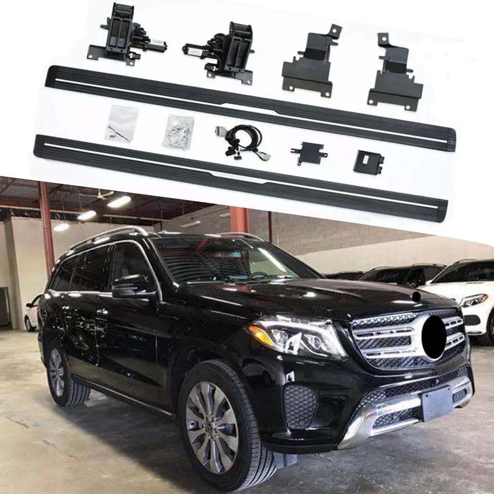 Deployed Running Boards Electric Side Steps Fits for Mercedes Benz GLS 2016 2017 2018 2019