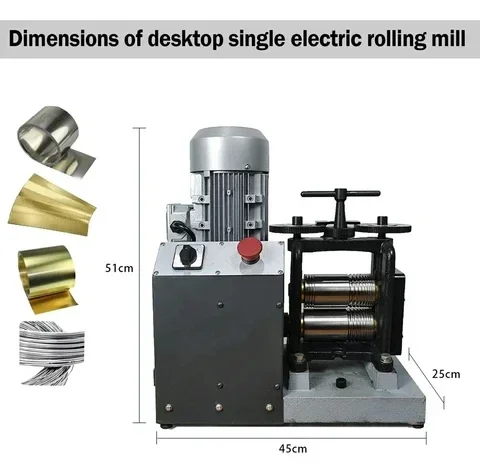 2025/2025مجوهرات مطحنة المتداول الكهربائية مع رئيس واحد Lakimi 130 مللي متر مصنع المورد 2HP أدوات المجوهرات LK-RME01