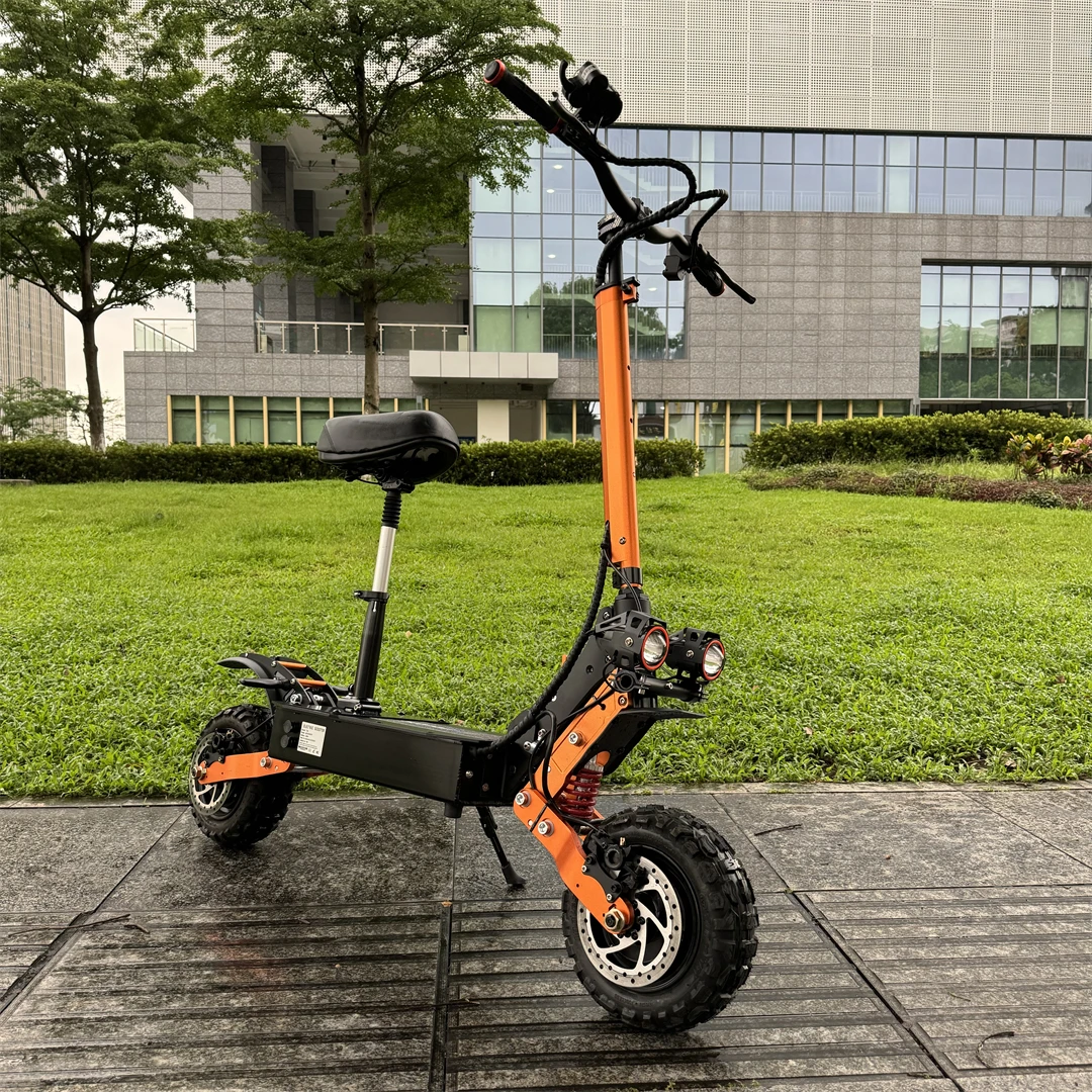 

60V 6000W Powerful Electric Scooter Dual Motor 37-56 Miles 11inch Fast Speed Electric Scooter in USA Stock