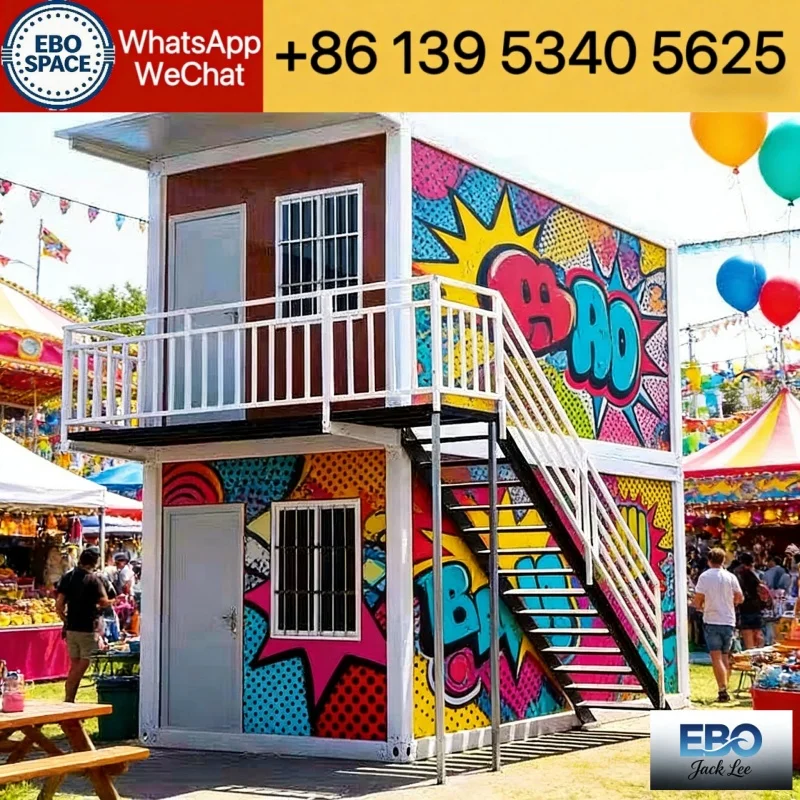 Expandable Prefab Container House 20ft 30ft 40ft Garden Studio Tiny Cabin China Factory Direct Supply