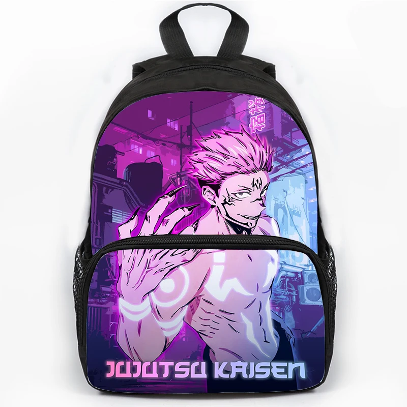 Anime Jujutsu Kaisen Backpack Boys Girls School Bags Gojo Satoru Yuji Itadori Students Backpack Travel Bag Mochila Shoulders Bag