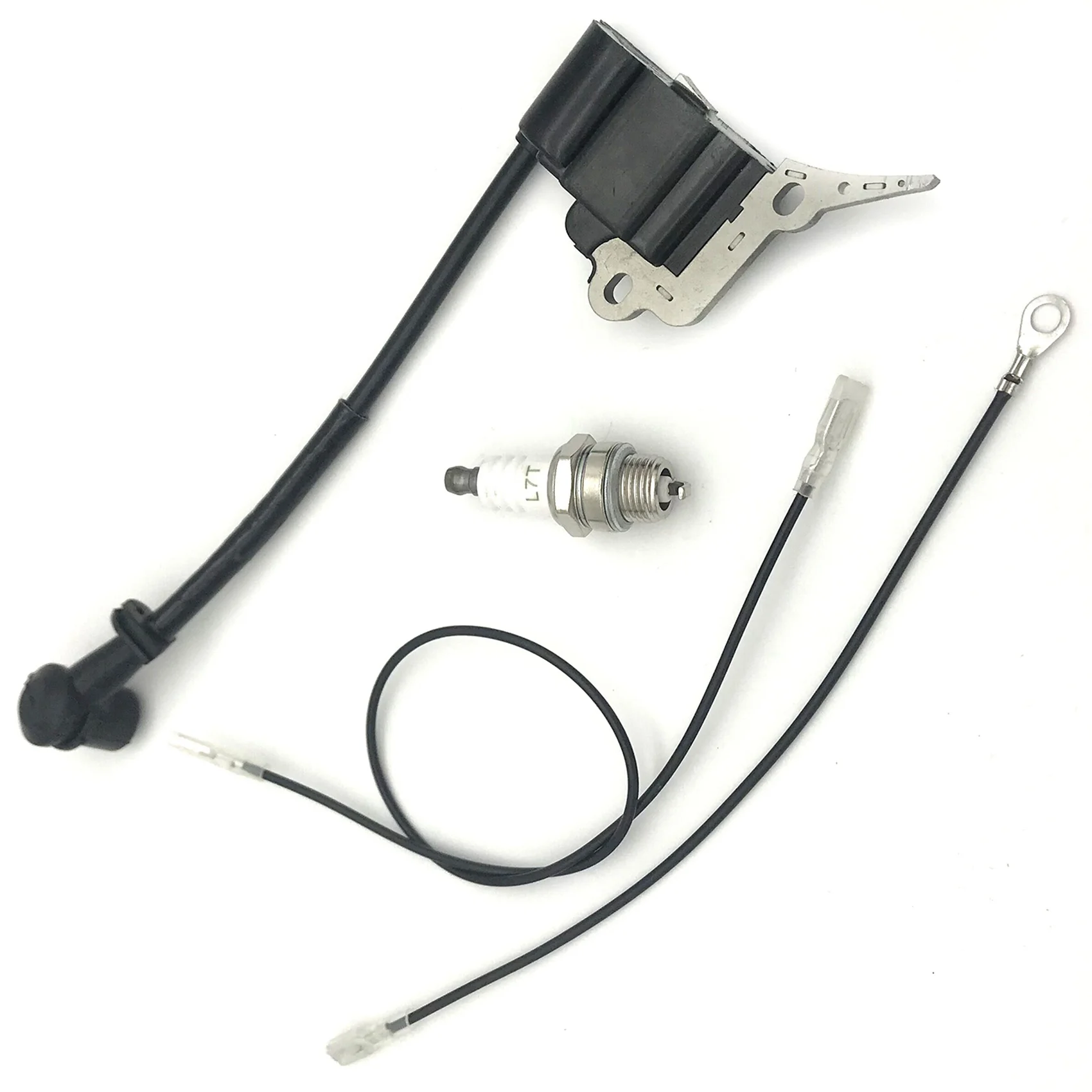 BHTS-2X Ignition Coil Module Spark Plug FIT For CHINESE CHAINSAW 2500 25CC ZENOAH G2500 TIMBERPRO LAWNFLITE Parts