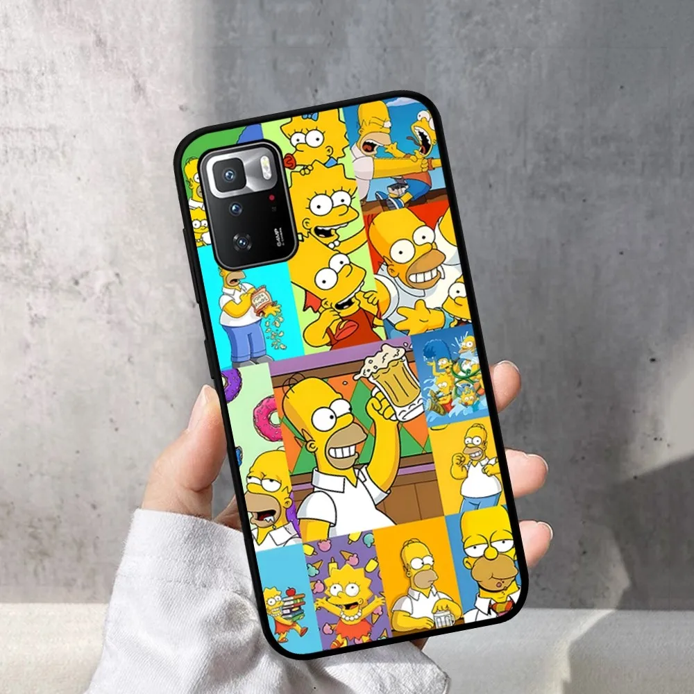 Cartoon The Homer S-Simpsons Phone Case For Redmi Note 4 X 5 A 6 7 8 Pro T 9 Pro 9S 10 Pro 11 Pro 11S 11Epro PocoM3pro