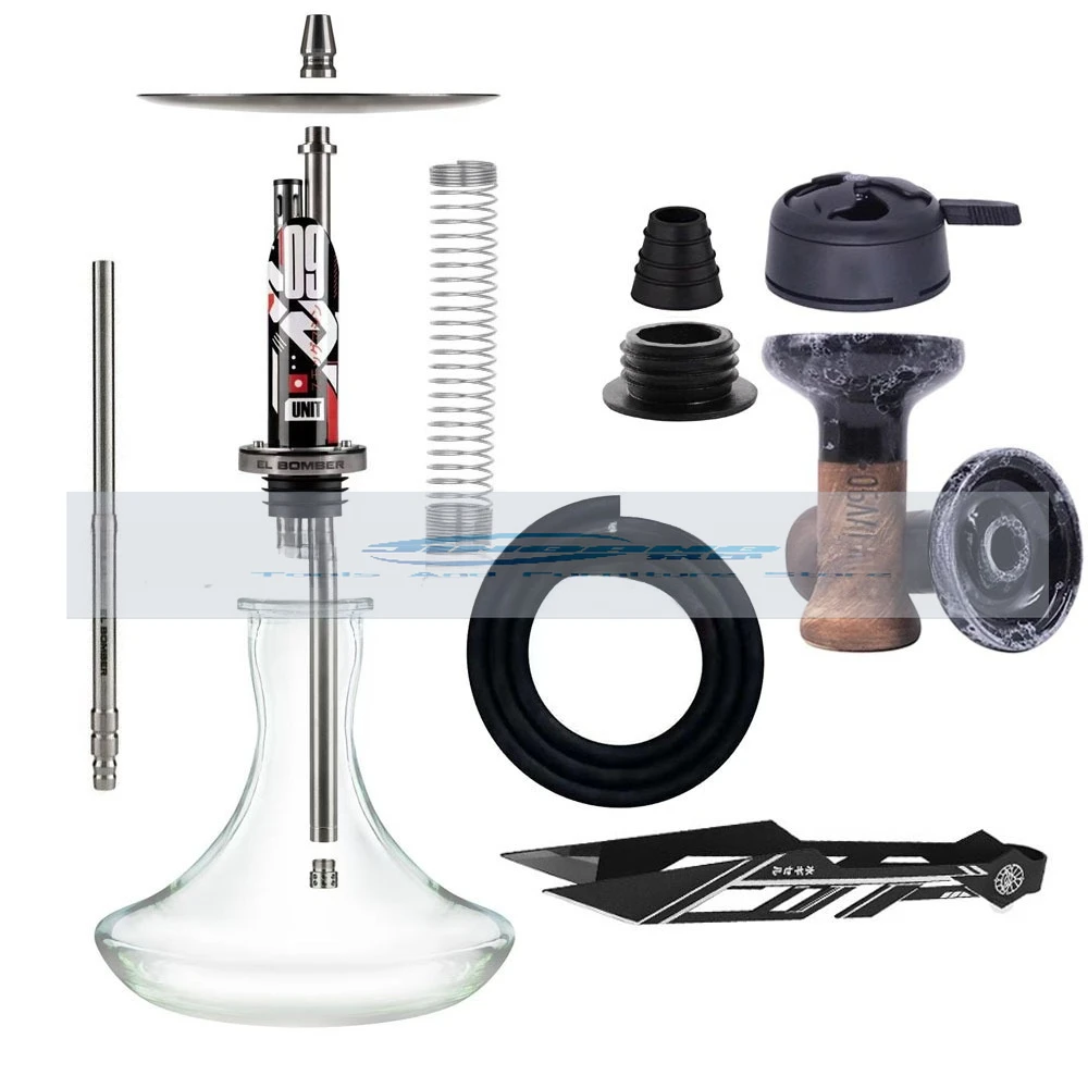 

Hookah Stainless Steel EL Bomber Gift Box