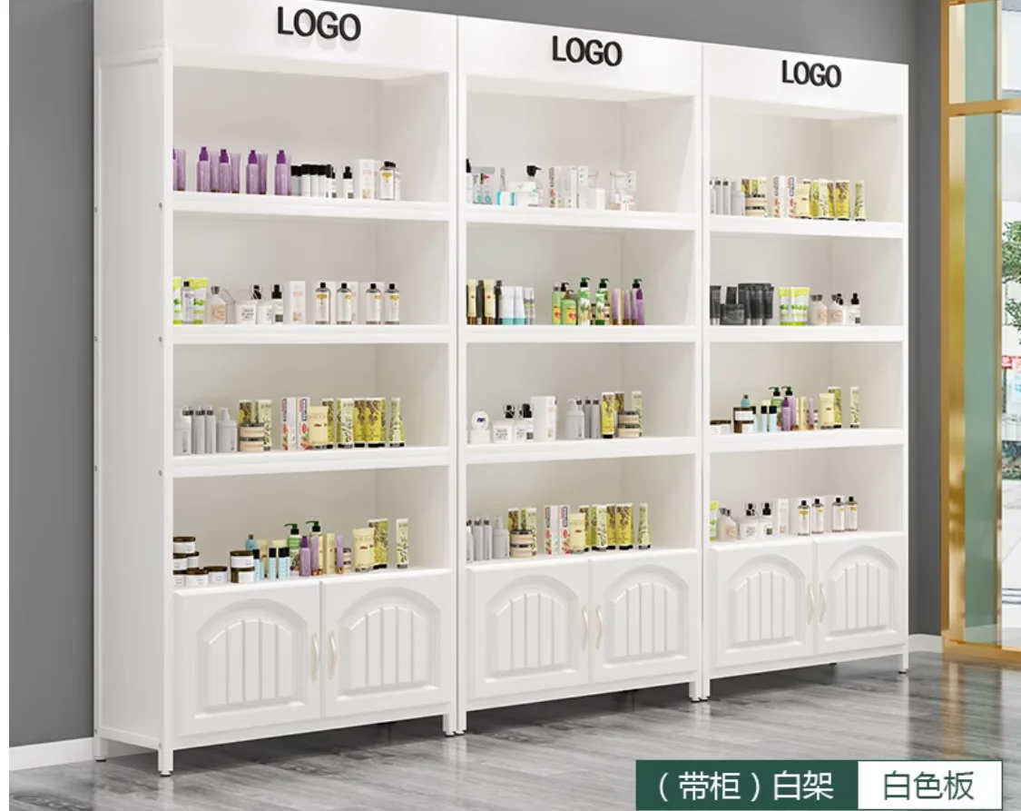 Cosmetics display cabinet Beauty salon shelf display shelf Product display cabinet storage rack