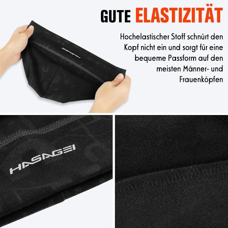 قبعات الجمجمة بيني للرجال والنساء قبعة الجري الحرارية المرنة المقاومة للرياح قبعة ركوب الدراجات خوذة بطانة قبعة صغيرة ناعمة #5