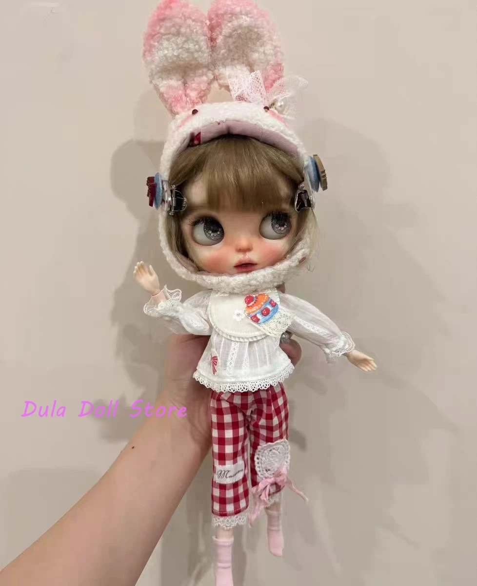 

Dula Doll Clothes Dress rabbit hat skirt Blythe ob24 ob22 Diandian Azone Licca ICY JerryB 1/6 Bjd Doll