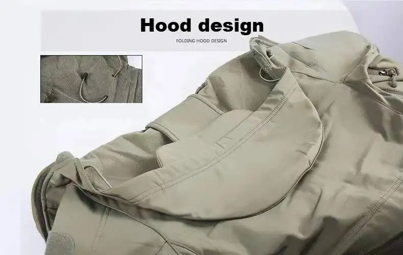 Men Autumn Winter Tactical Military Tracksuit Set Softshell Jackets Casual Fleece Cargo Pants Hiking Camping Climbing Trousers