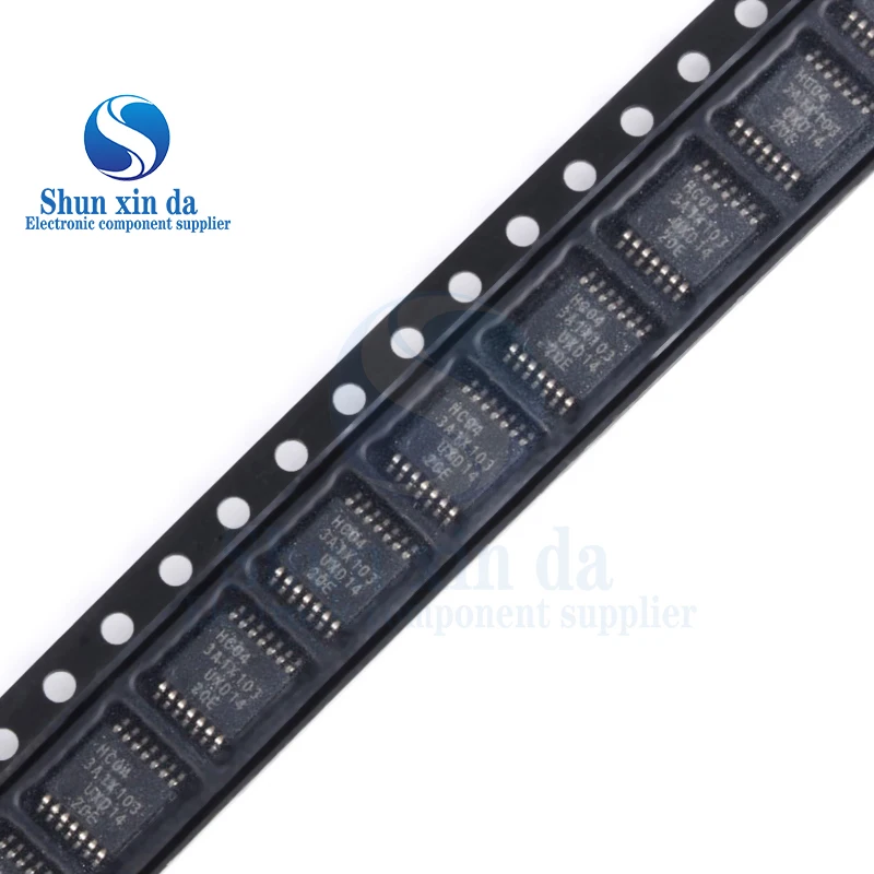 10PCS 74HC04 DIP/SOP/TSSOP-14 SN74HC04N SN74HC04DR SN74HC04PWR HC04 74HC04D 74HC04PW SMD CMOS level Hex Inverters IC Chip