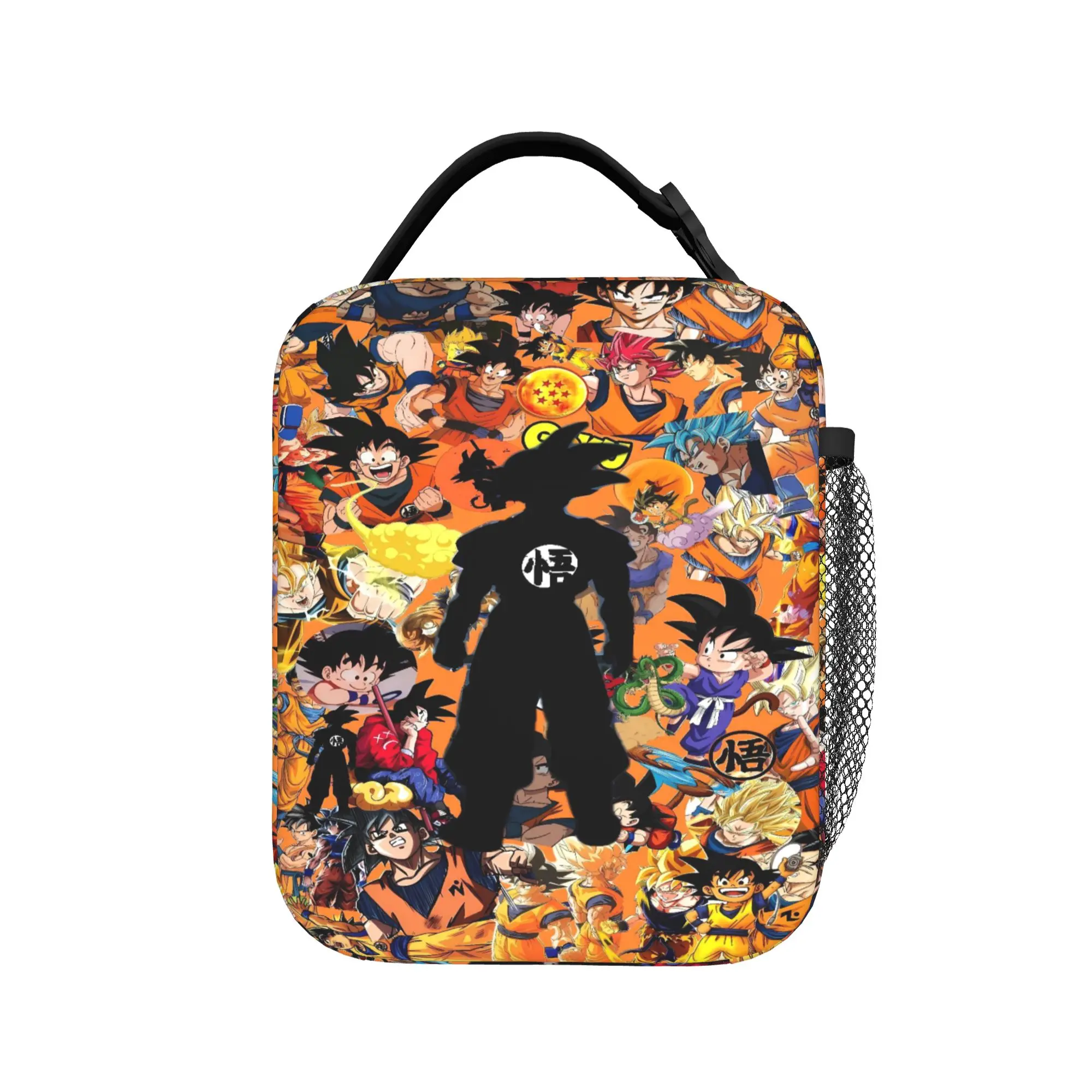 Dragons Ball Anime Song Goku Lunch Bag Casual Travel Lunch Box Designer Portable Insulated Thermal Lunch Bags Back To School
