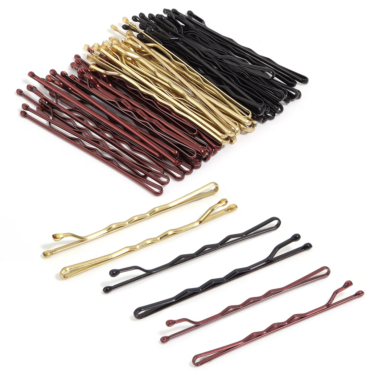 50pcs/lot Classic Hairpins 5cm Invisible Black Wave Hair Clips Metal Barrettes Hairstyling Tool For DIY Girls Hair Accessories image 3